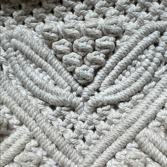 Vintage Macrame Zipper Purse Made In People's Republic Of China - Picture 4 of 12